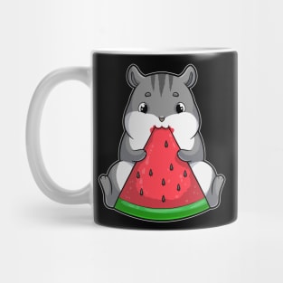 Hamster at eating Watermelon Mug